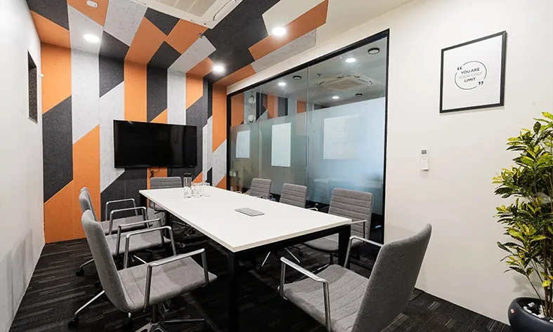 Meeting room at Karma Workspaces Ahmedabad