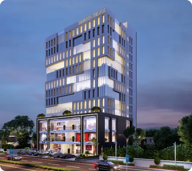 Modern office interior at Karma Workspaces, Sindhu Bhavan Road, Ahmedabad